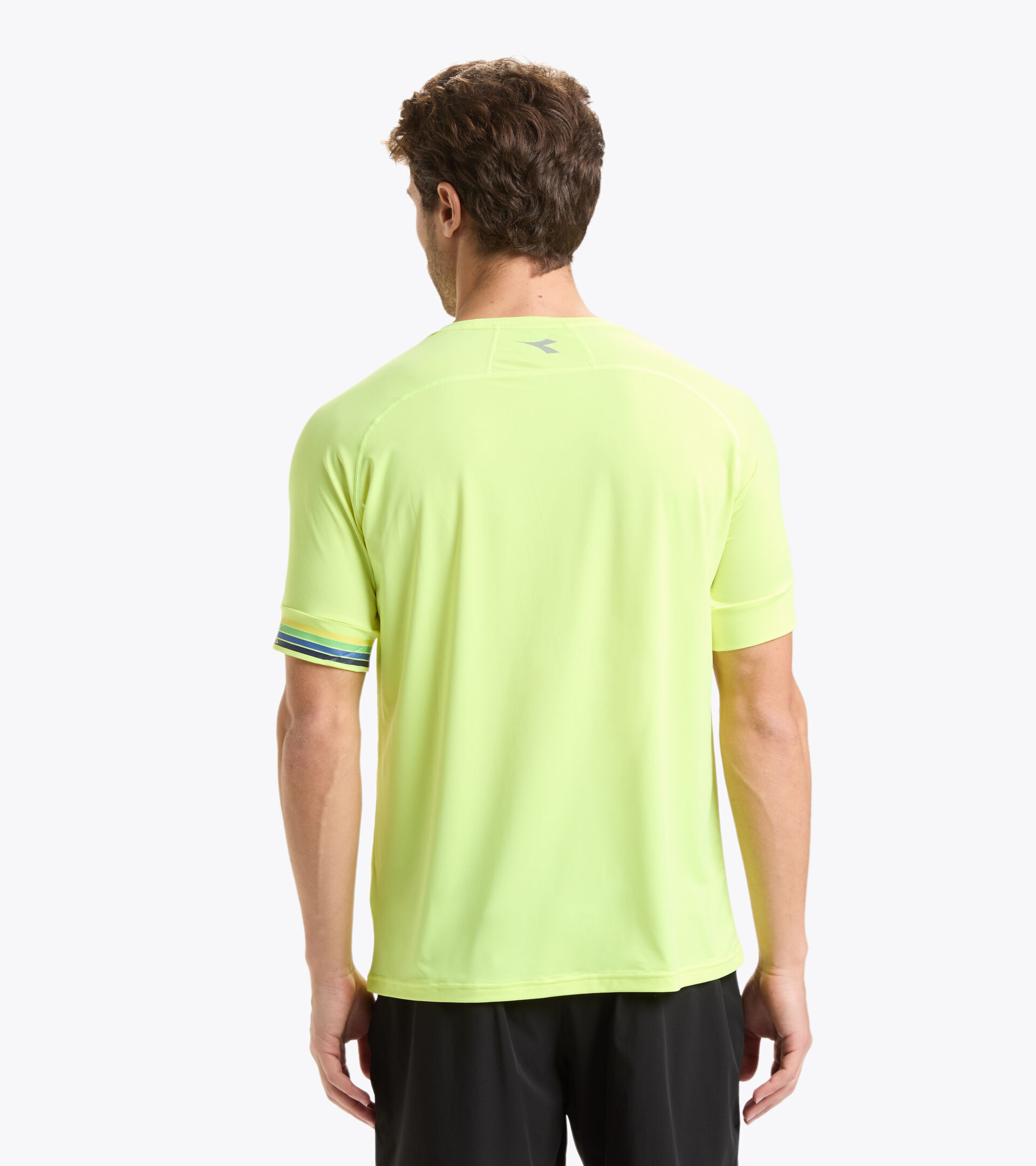 Running T-shirt - Men SS T-SHIRT BE ONE NEON YELLOW - Diadora