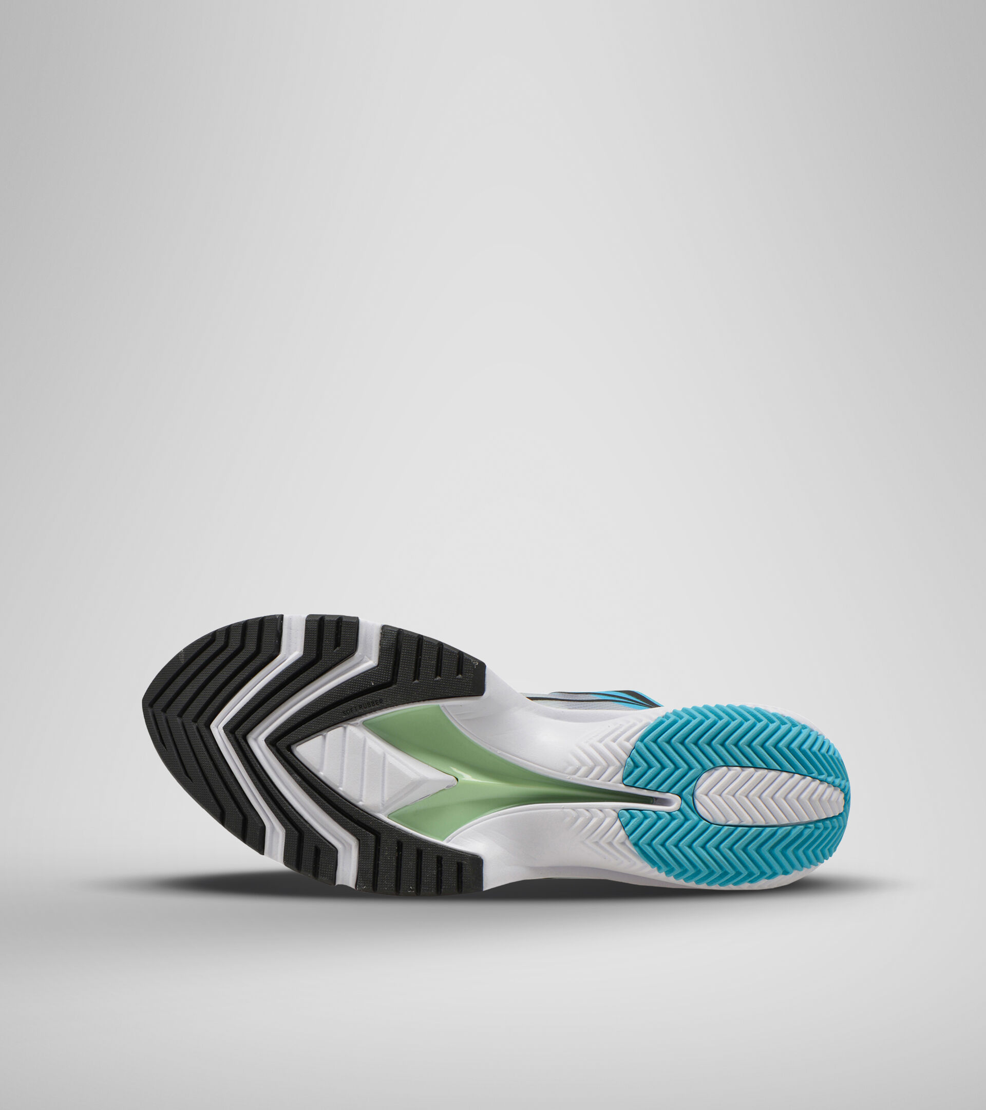 Sports shoe - Unisex URBAN EQUIPE WHITE/GREEN PASTEL - Diadora
