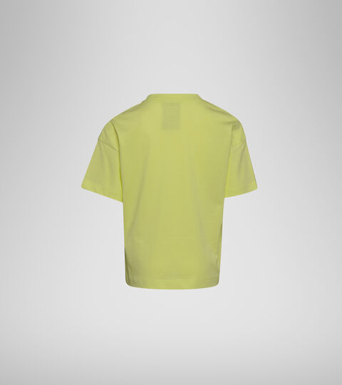 JU. T-SHIRT SS ELEMENTS, GREEN SUNNY LIME T-shirt with logo - Boys and girls JU. T-SHIRT SS ELEMENTS GREEN SUNNY LIME - Diadora