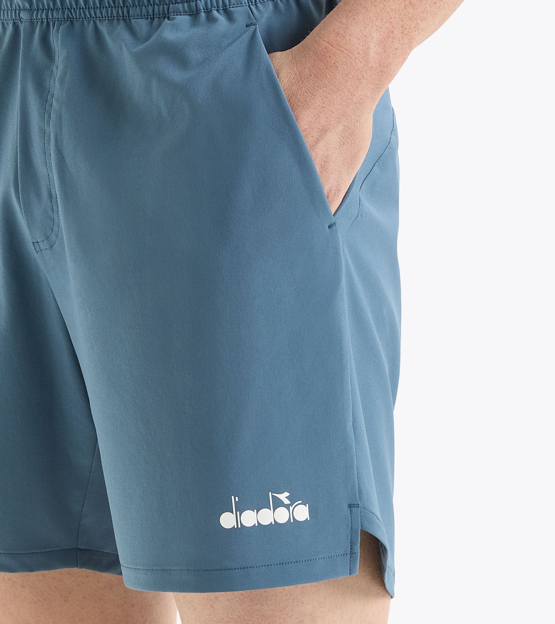 Pantaloncini da tennis 7’’ - Uomo SHORTS ICON 7" BLU VISTA OCEANO - Diadora