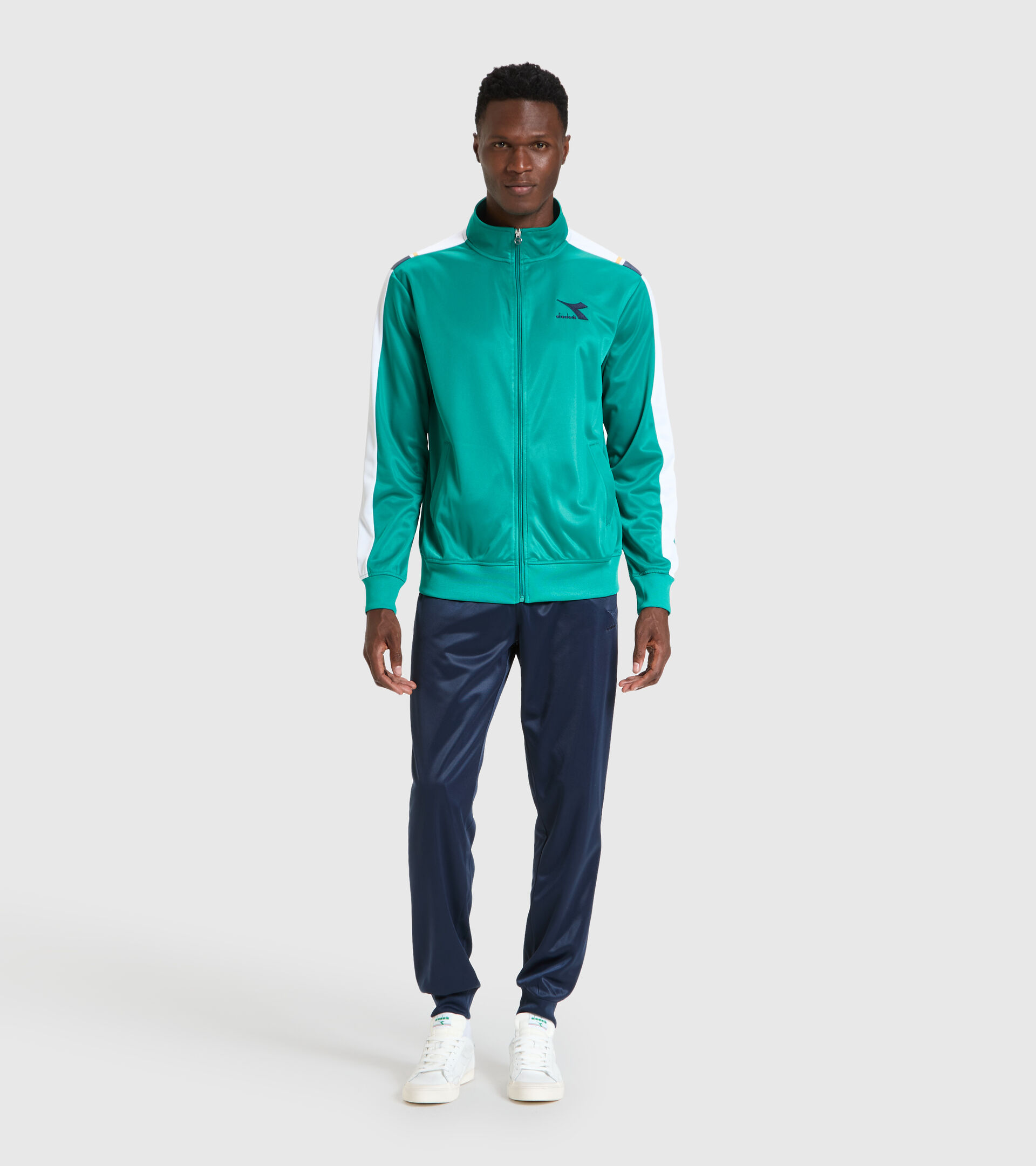 Tracksuit - Men TRACKSUIT FZ CHROMIA GREEN SHADOW - Diadora
