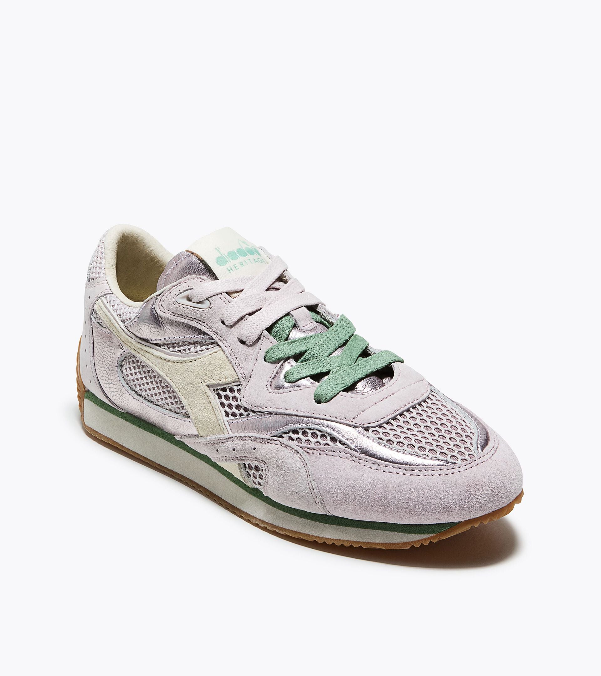 Heritage Sneaker - Low-Profile - Women&rsquo;s EQUIPE REVENGE MESH SW WN GRAY LILAC - Diadora