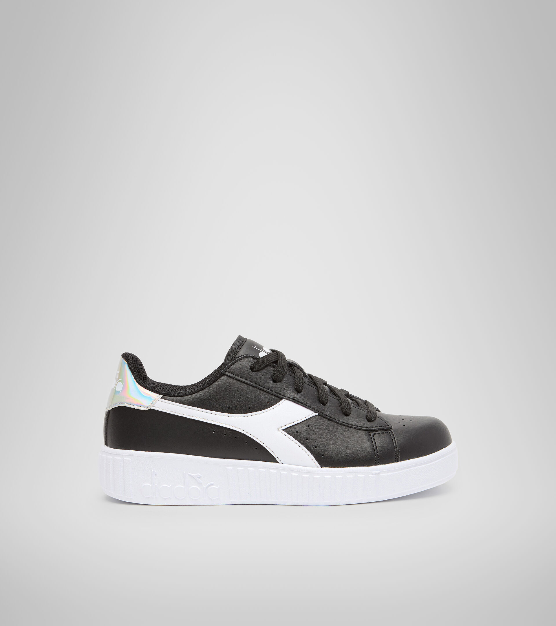 Chaussures de sport - Jeunes 8-16 ans GAME STEP GS NOIR/BLANC - Diadora