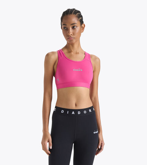Medium support bra - Women L. MEDIUM BRA PINK YARROW - Diadora