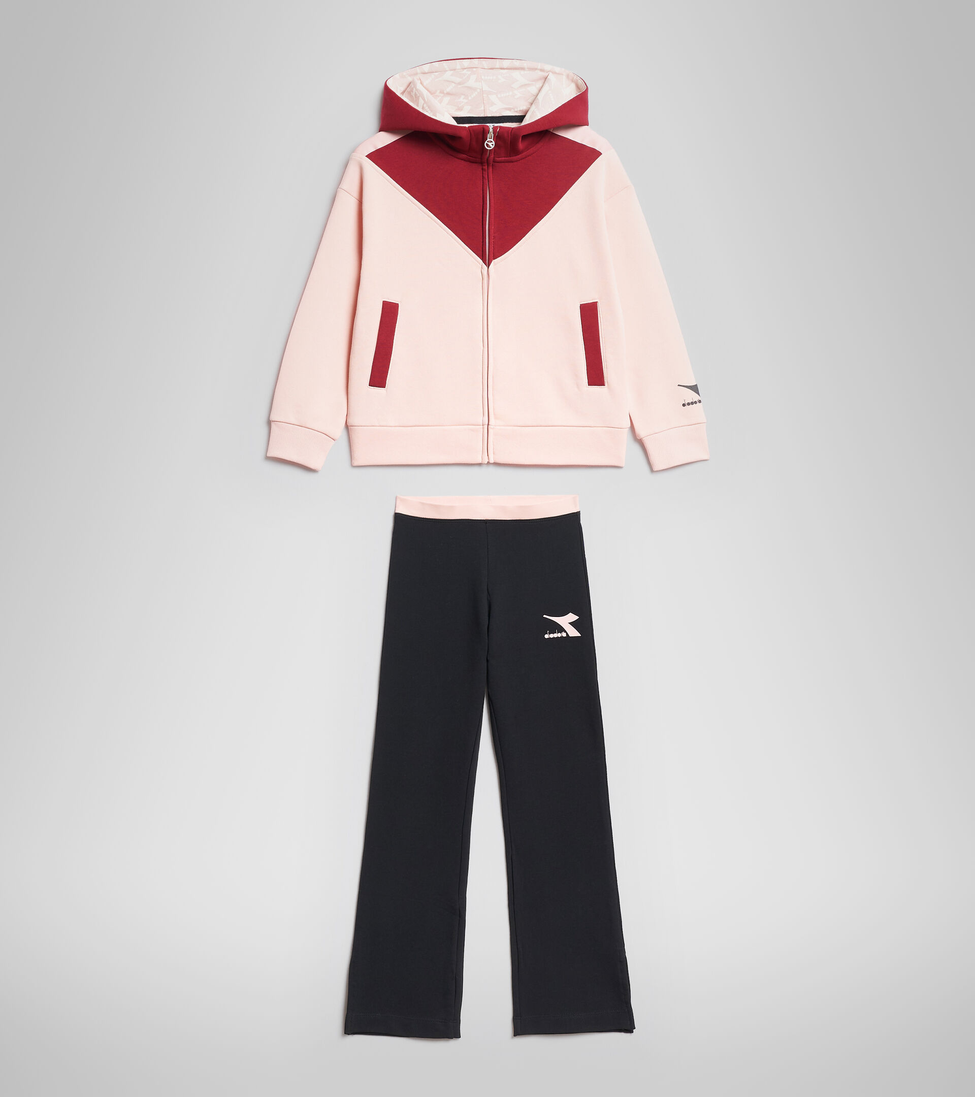 Tracksuit - Kids JG.HD FZ TRACKSUIT TWINKLE VEILED PINK - Diadora