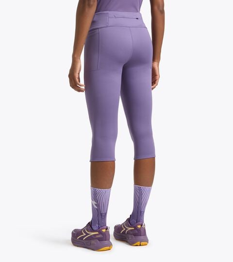 Mallas de running 3/4 - Entrenamiento - Mujer RUN 3/4 TIGHTS W COMPOTA DE UVA - Diadora