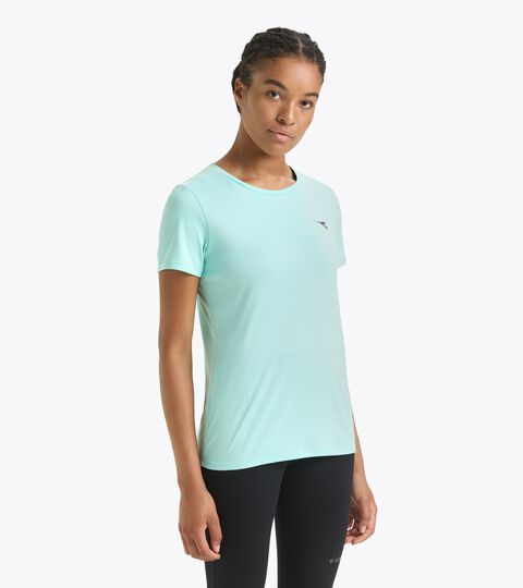 Sports t-shirt - Women L. SS T-SHIRT RUN ARUBA BLUE - Diadora