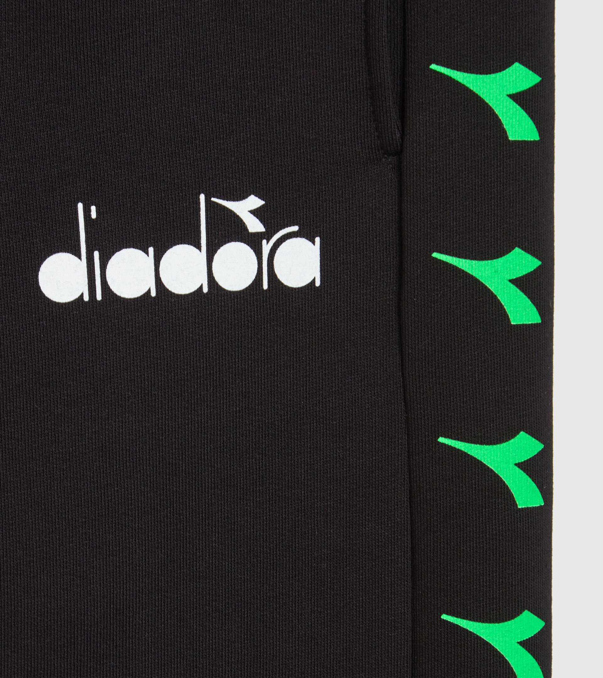 Pantalon de survêtement logo - Garçon JB.PANTS CUFF D NOIR - Diadora