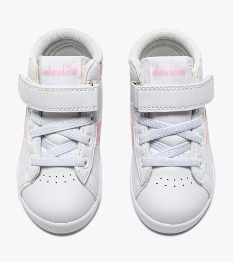 GAME P HIGH BALLET TD, WHITE/PINK LADY Sports shoes - Toddlers 1-4 years GAME P HIGH BALLET TD WHITE/PINK LADY - Diadora