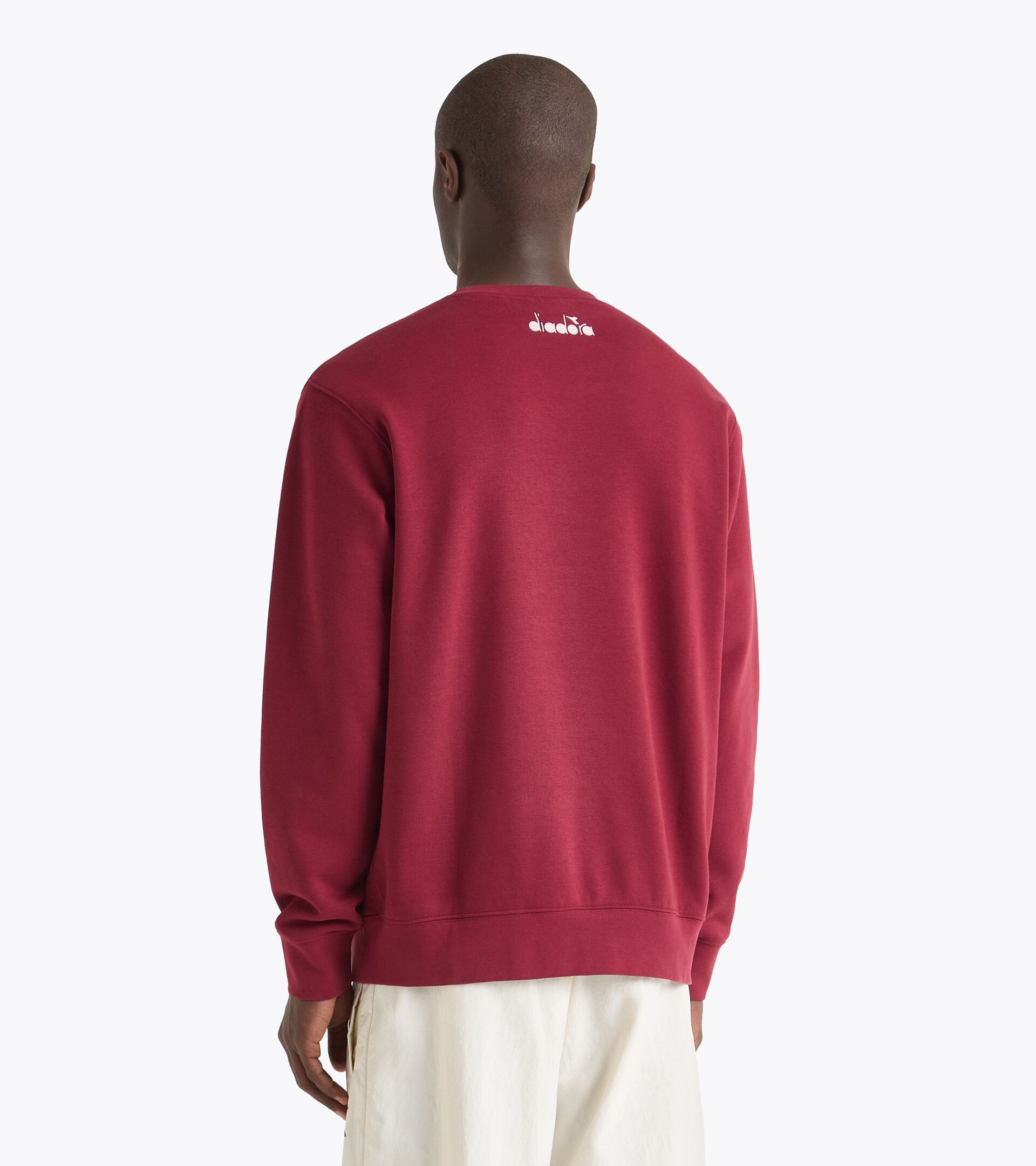 College-style inspired crewneck - Run Valley - All-gender
SWEATSHIRT CREW RUN VALLEY RHUBARB - Diadora