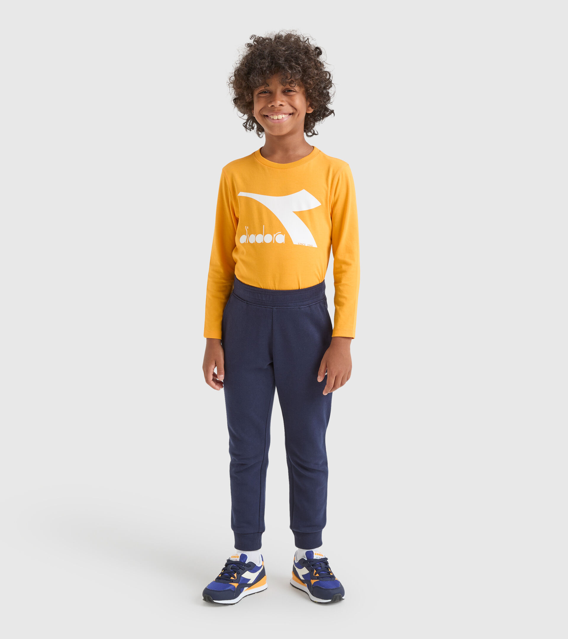 Pantalones deportivos - Niños JU.PANTS CUFF CHROMIA AZUL CHAQUETON - Diadora