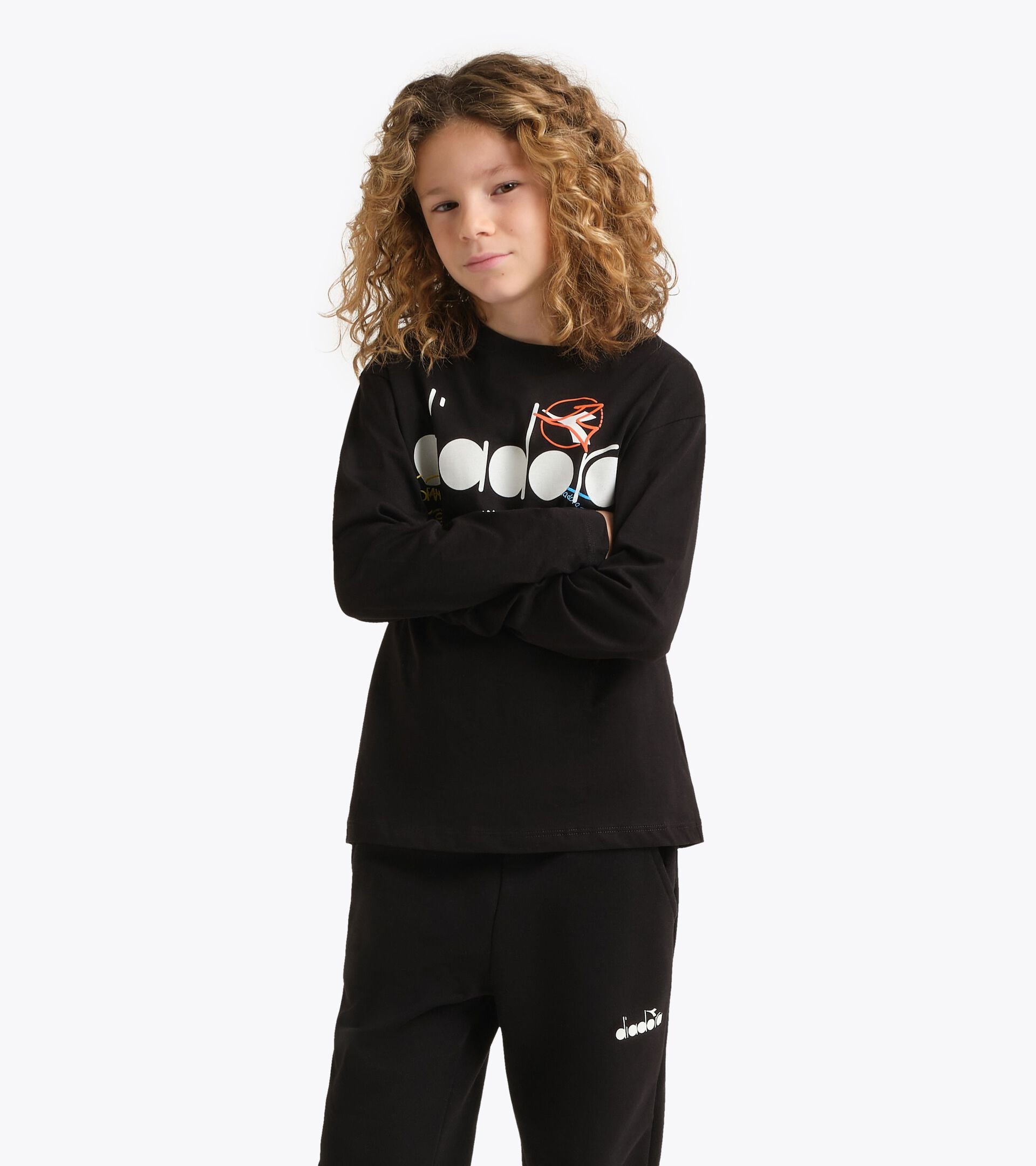 Long sleeved shirt - Boy 
 JB. T-SHIRT LS COMIC BLACK - Diadora