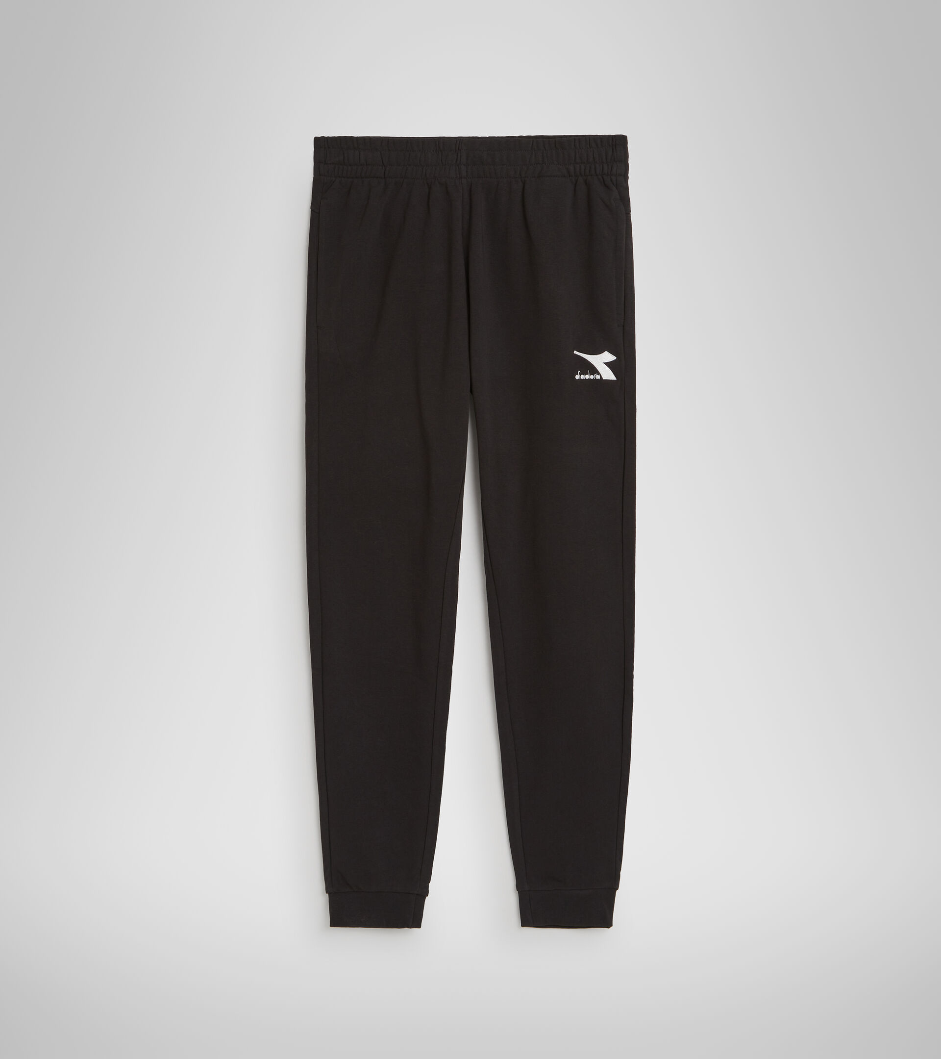 Cotton terrycloth sports trousers - Men PANT CUFF CORE BLACK - Diadora