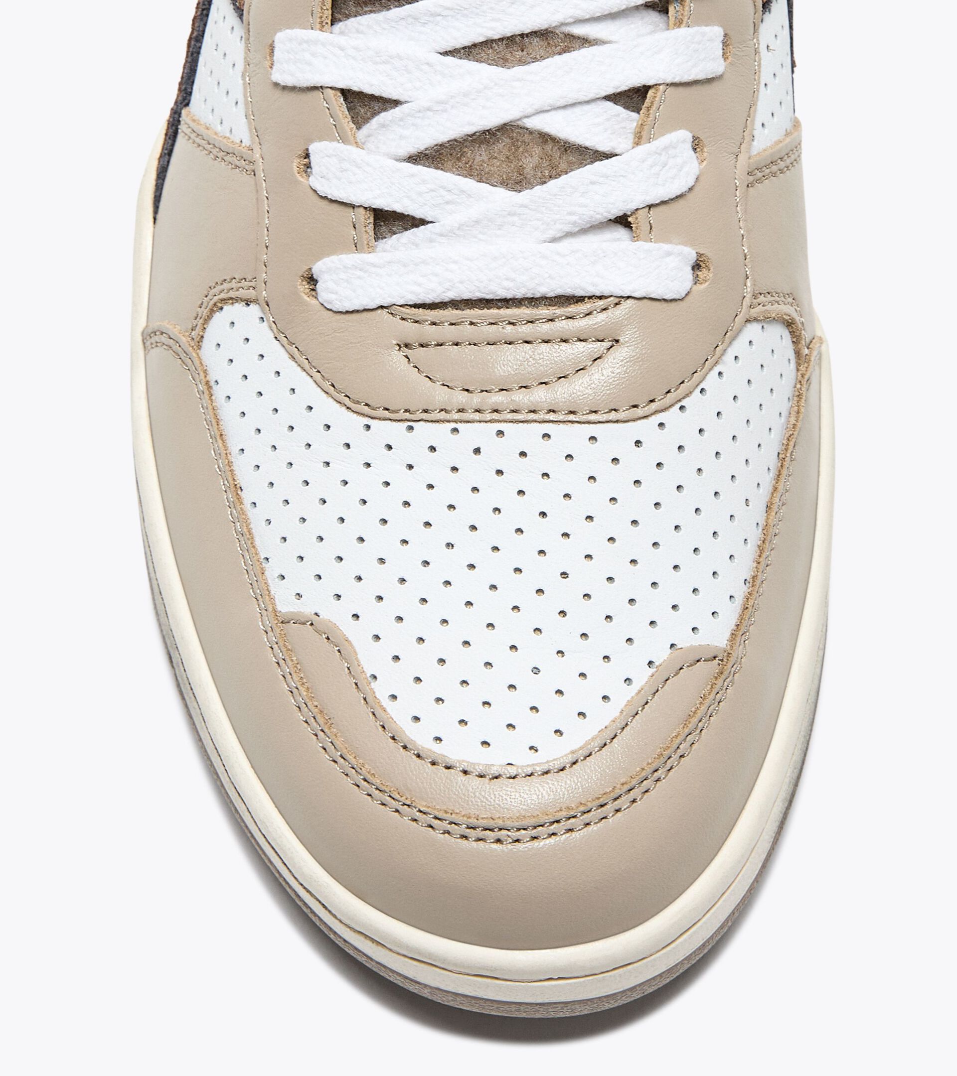 Heritage leather sneaker - All-Gender B.560 TORINO ITALIA GRAY MORNING - Diadora