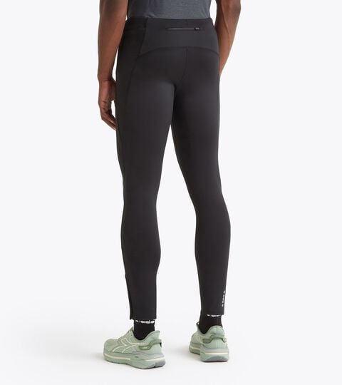 TIGHTS RUN CREW, NOIR Leggings de running d’hiver§Homme TIGHTS RUN CREW NOIR - Diadora