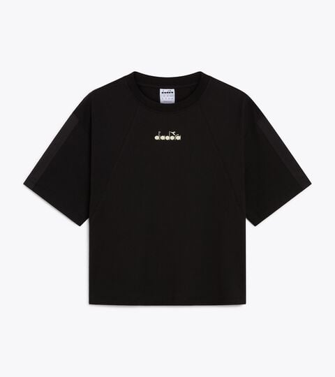 Short-sleeved T-shirt - Regular fit - Women's L. T-SHIRT SS LOGO BLACK - Diadora
