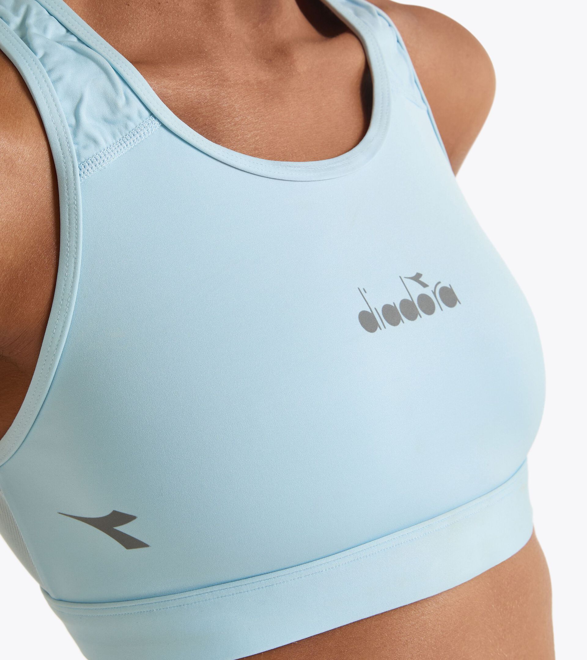 Sujetador de sujeción media - Mujer L. MEDIUM BRA AZUL CORYDALIS - Diadora