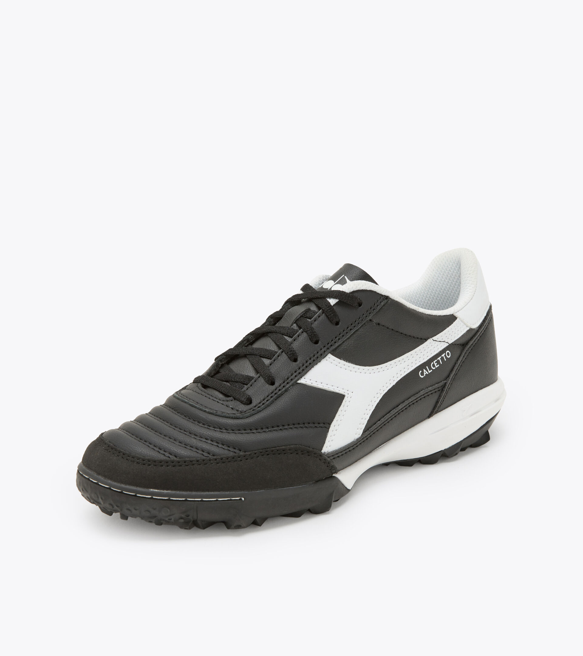 Chaussure de futsal - Semelle extérieure spécifique pour gazon synthétique/terrains durs CALCETTO II LT TF NOIR/BLANC - Diadora