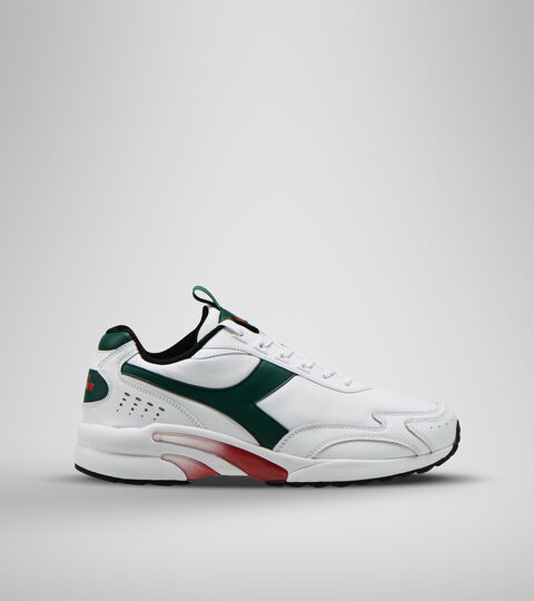 Chaussures de sport - Unisexe DISTANCE 280 LEATHER BIANCO/VERDE SEMPREVERDE - Diadora