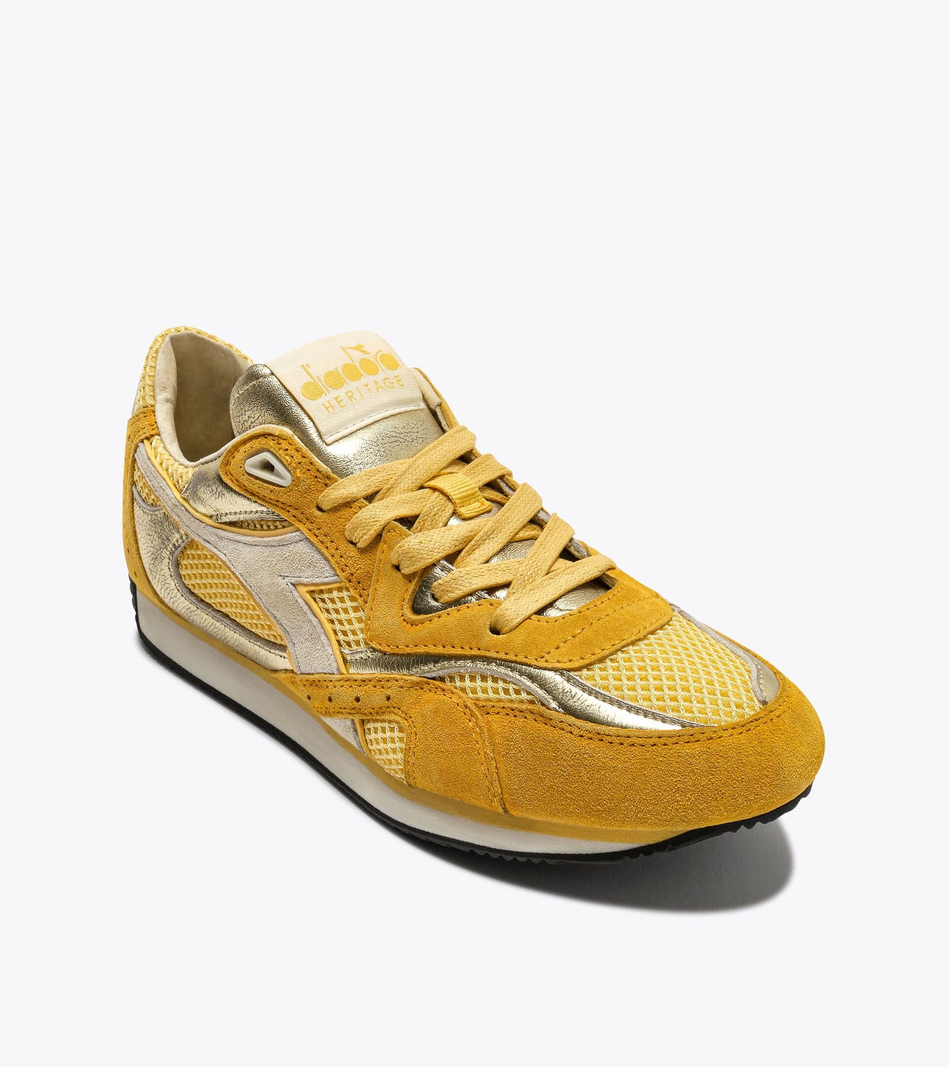 Sneakers Heritage en cuir - Profil bas - Pour tous les genres EQUIPE REVENGE SW WN OMBRE VERT - Diadora