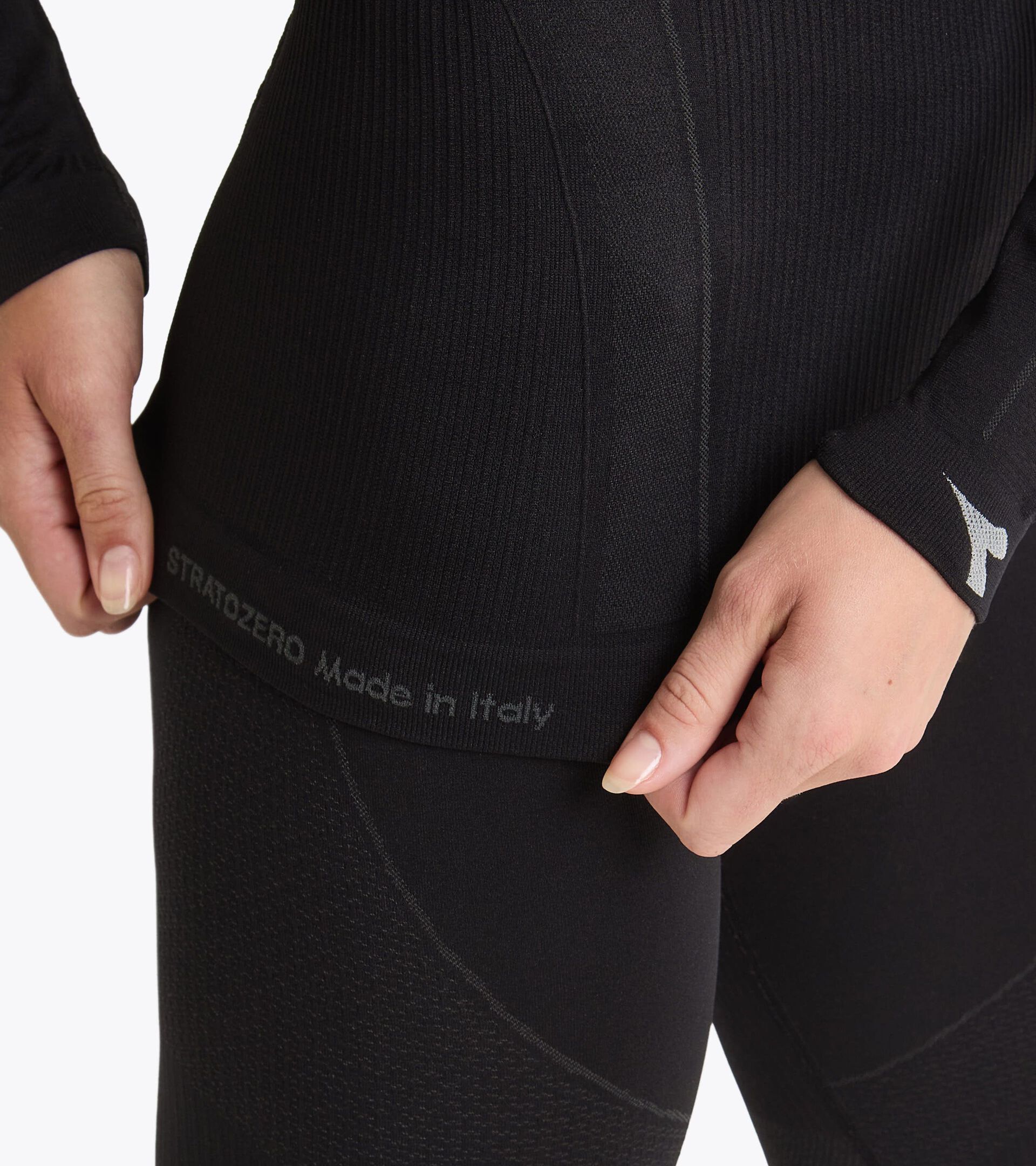 Made In Italy technical turtleneck - Running - Women’s
 L. TURTLE NECK STRATOZERO BLACK - Diadora