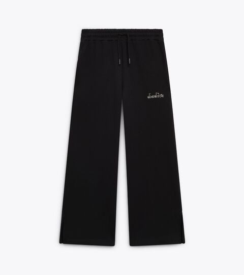 Pantalón deportivo de pata ancha - Niñas/Adolescentes JG. FLARE PANTS RHINESTONE NEGRO - Diadora