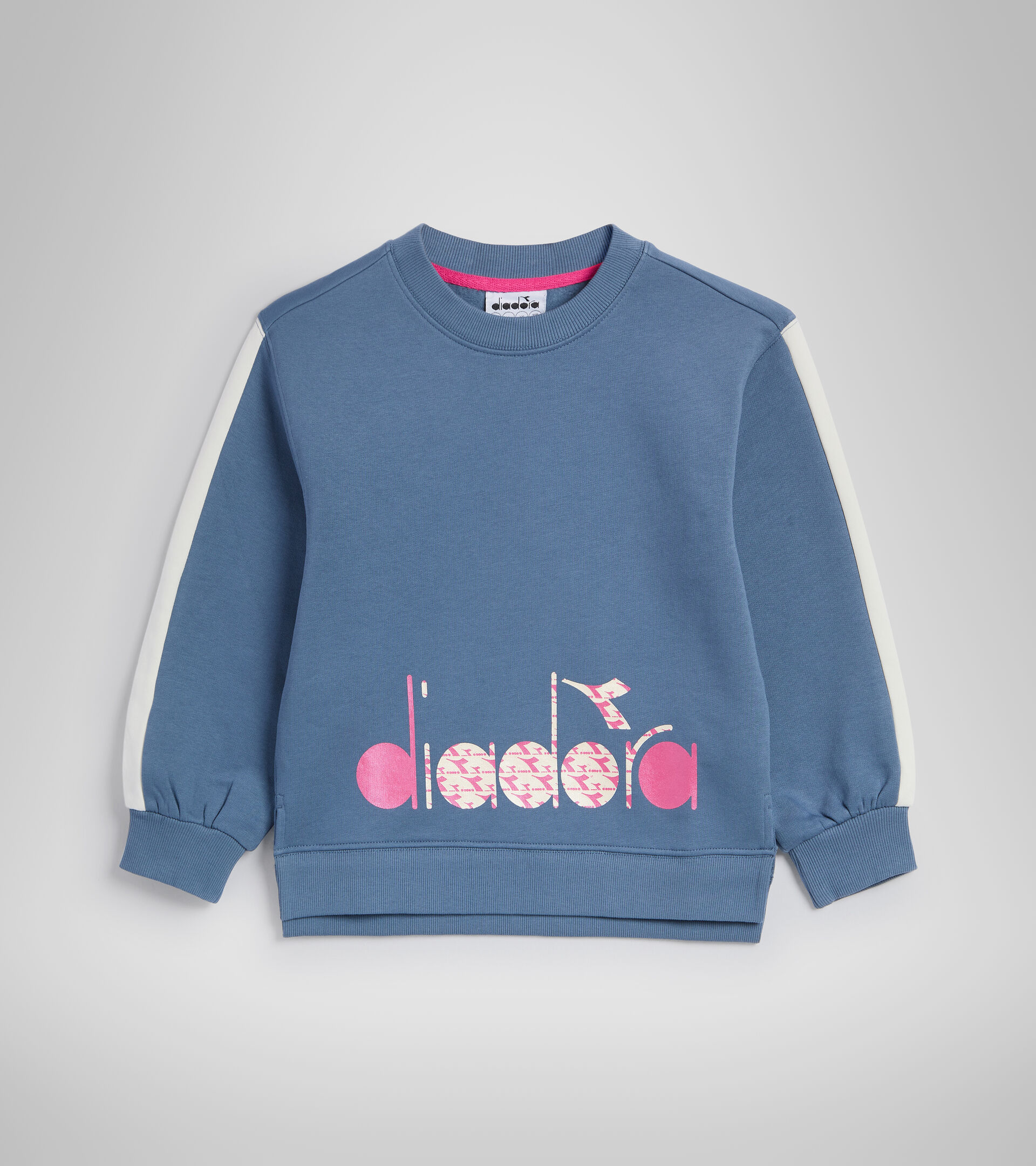 Sudadera cuello redondo - Niños JG.SWEATSHIRT CREW TWINKLE PORCELANA AZUL - Diadora