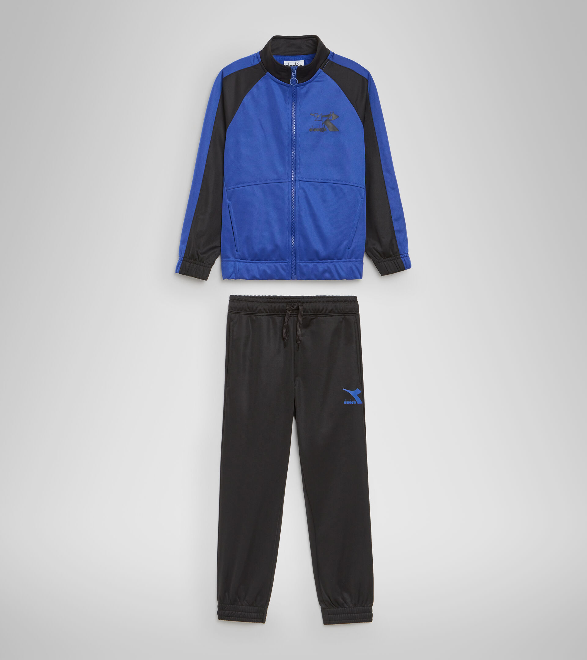 Sports tracksuit - Boys JB.TRACKSUIT FZ TWISTER BLACK - Diadora