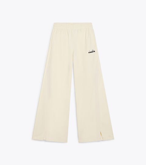 Trousers - Regular fit - Women's L. FLARE PANTS LOGO (BR) WHISPER WHITE - Diadora