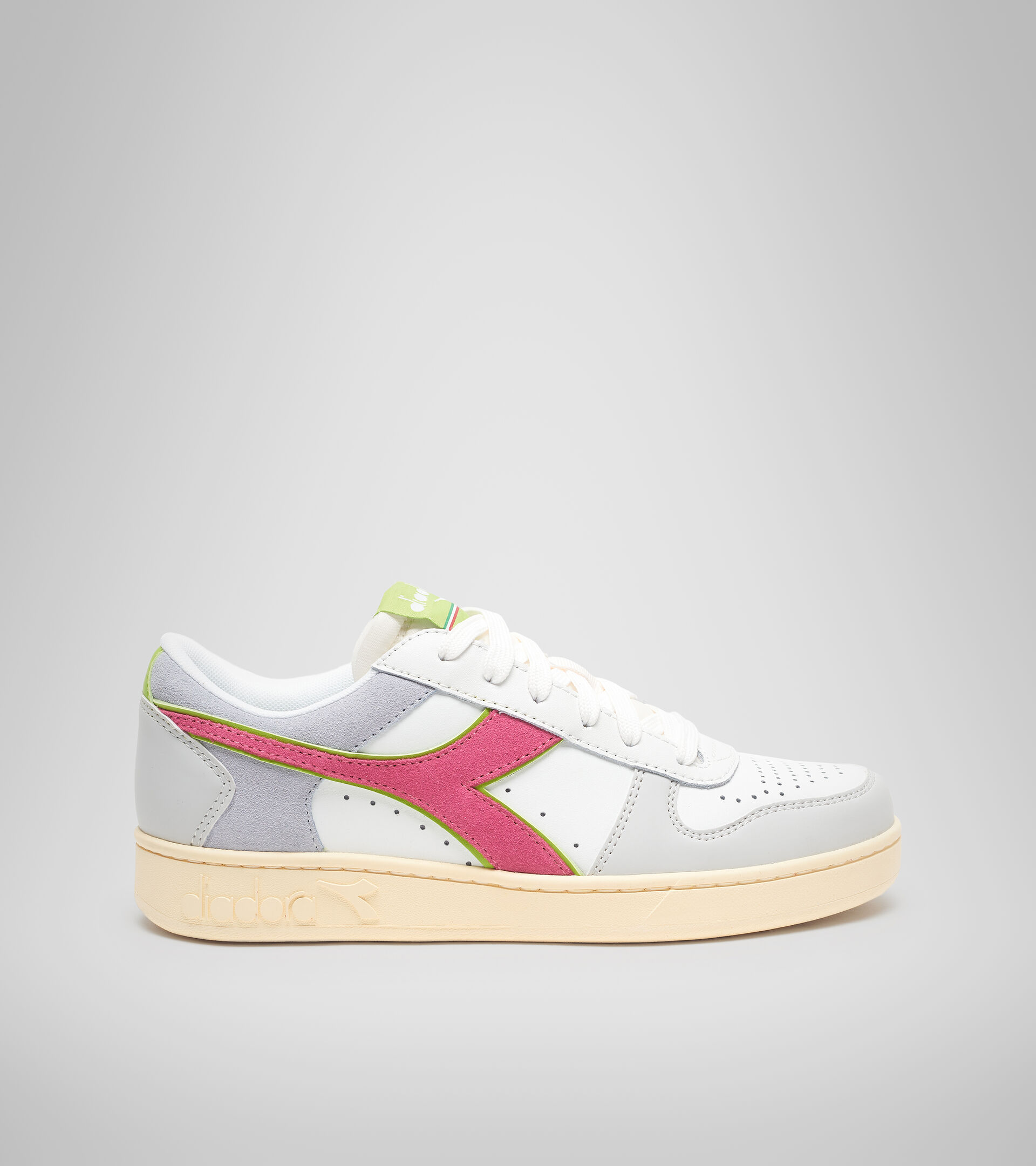 Sports shoes - Women MAGIC BASKET LOW WN WHITE/LUNAR ROCK - Diadora