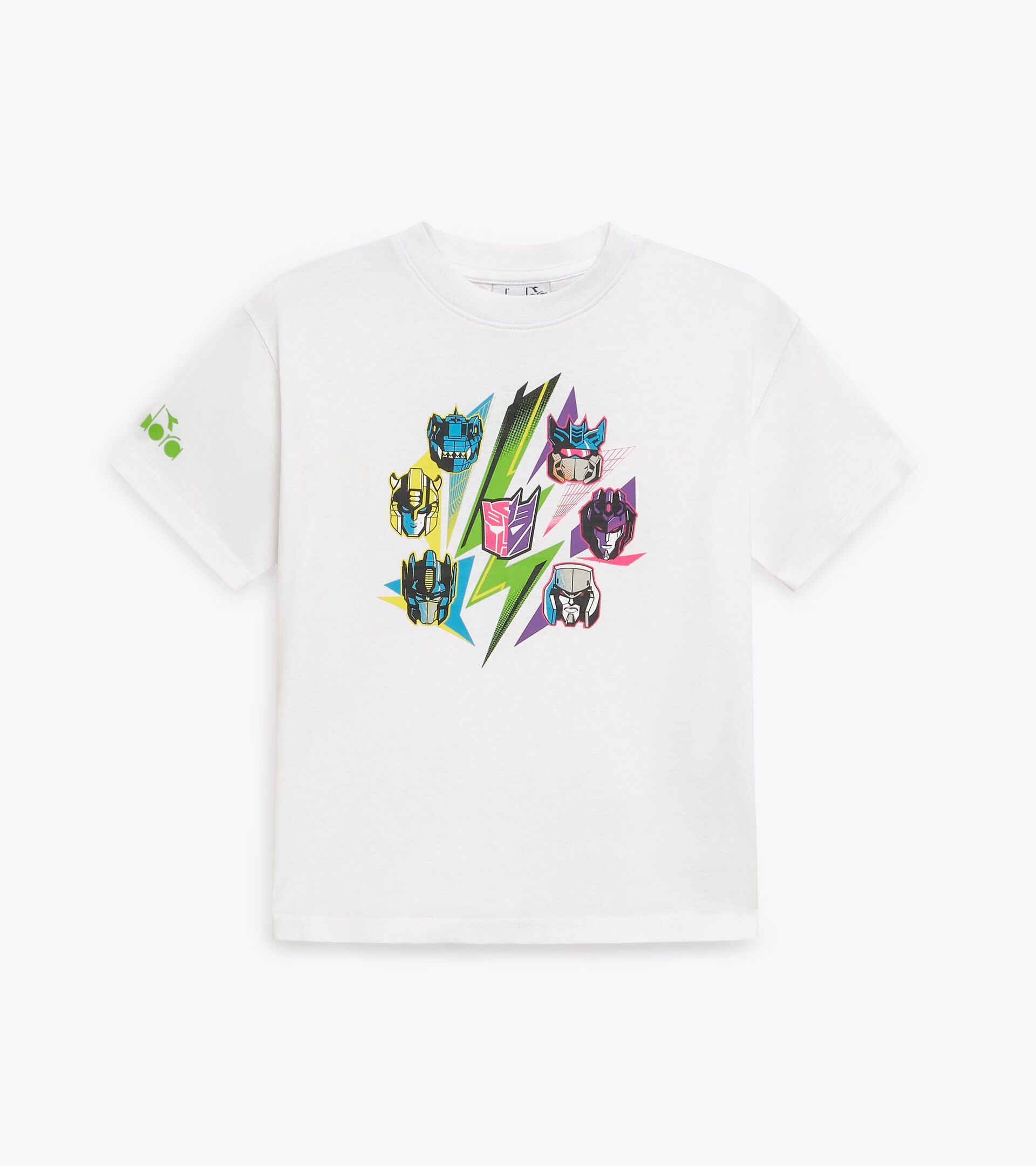Camiseta Transformers - Ni&ntilde;os y ni&ntilde;as JU. T-SHIRT SS TRANSFORMERS BLANCO VIVO/NEGRO - Diadora