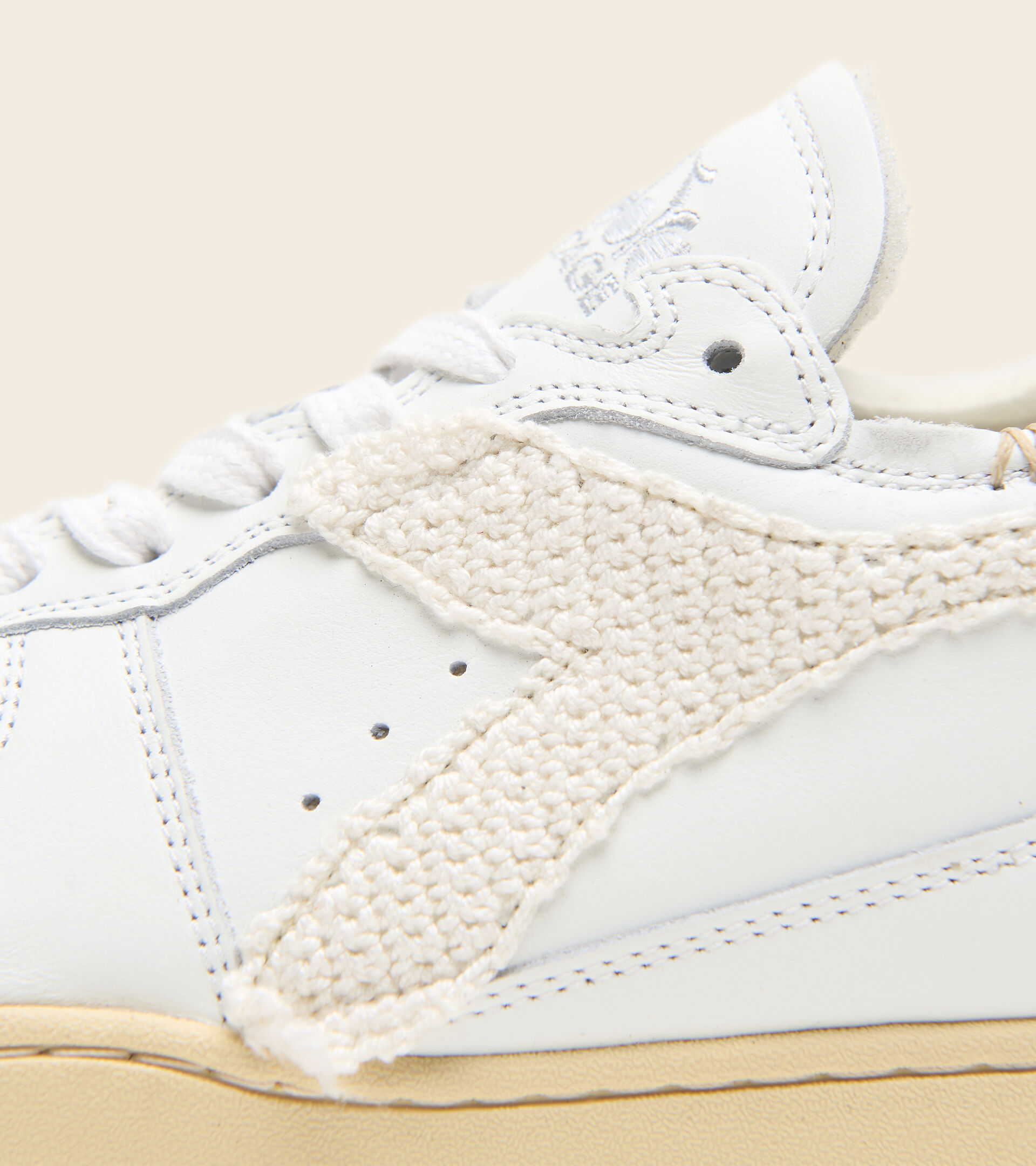 Heritage Shoe - Women MI BASKET ROW CUT CROCHET WN WHITE - Diadora