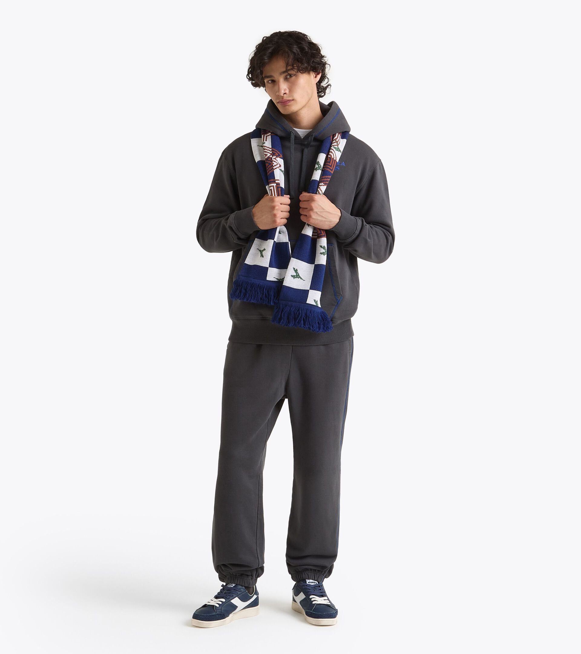 Legacy hoodie - Made in Italy - All-gender HOODIE LEGACY BLACK OYSTER - Diadora