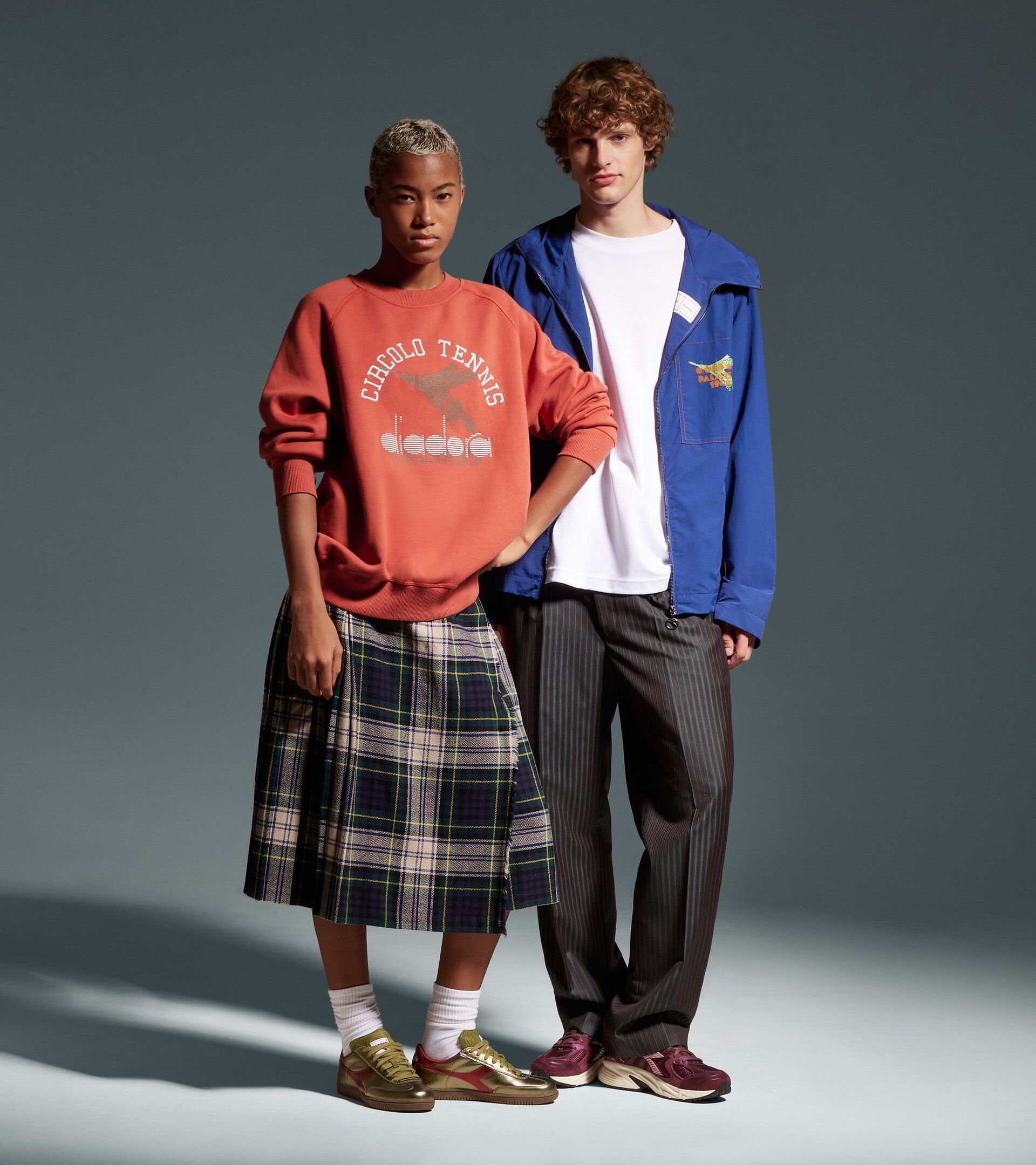 Legacy hooded windbreaker - Made in Italy - All-gender
 JACKET LEGACY BLUE LIMONGES - Diadora