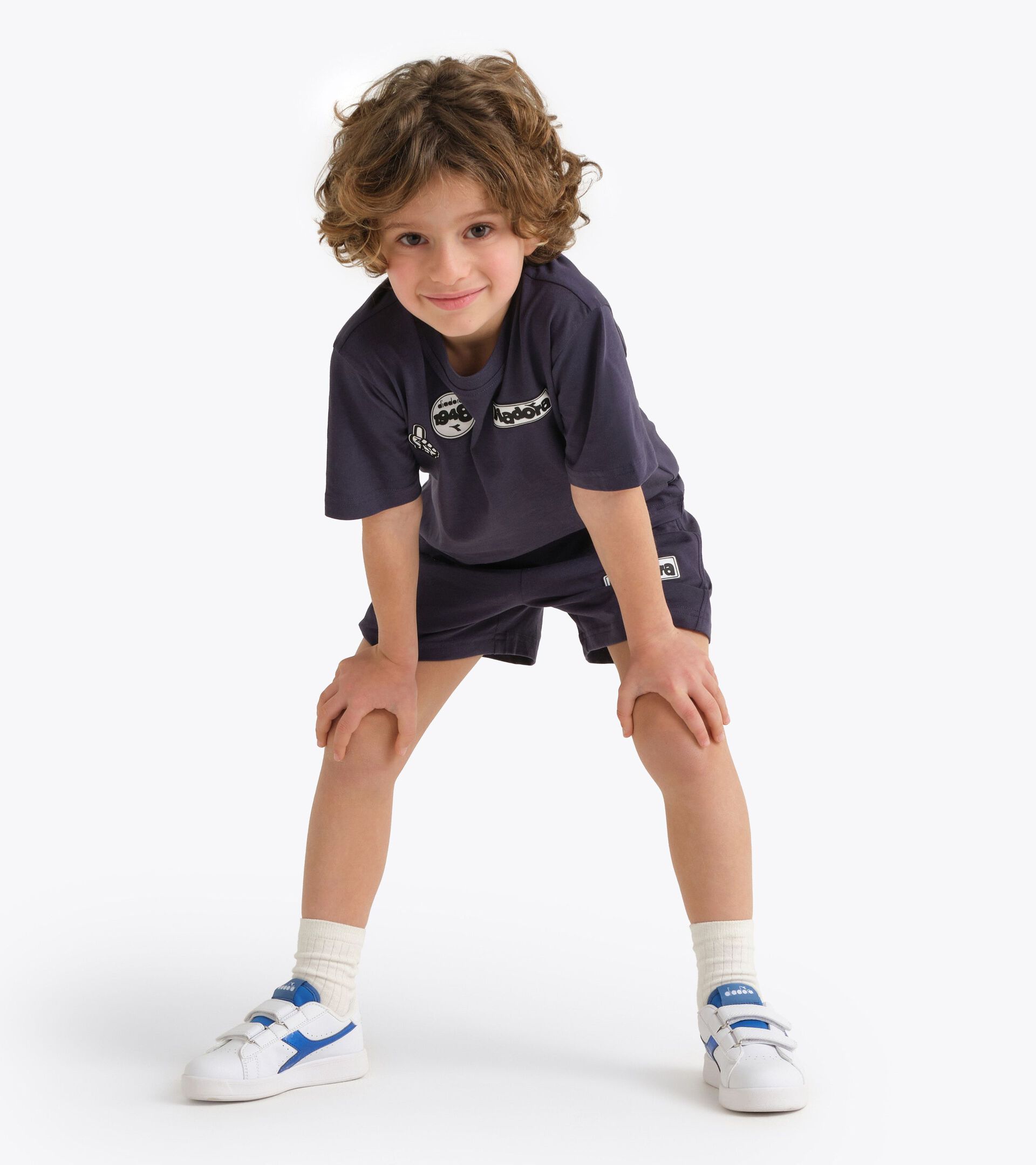 Sports set - T-shirt and shorts - Boys
 JB. SET  ESS. SPORTS I SS BLUE DENIM - Diadora