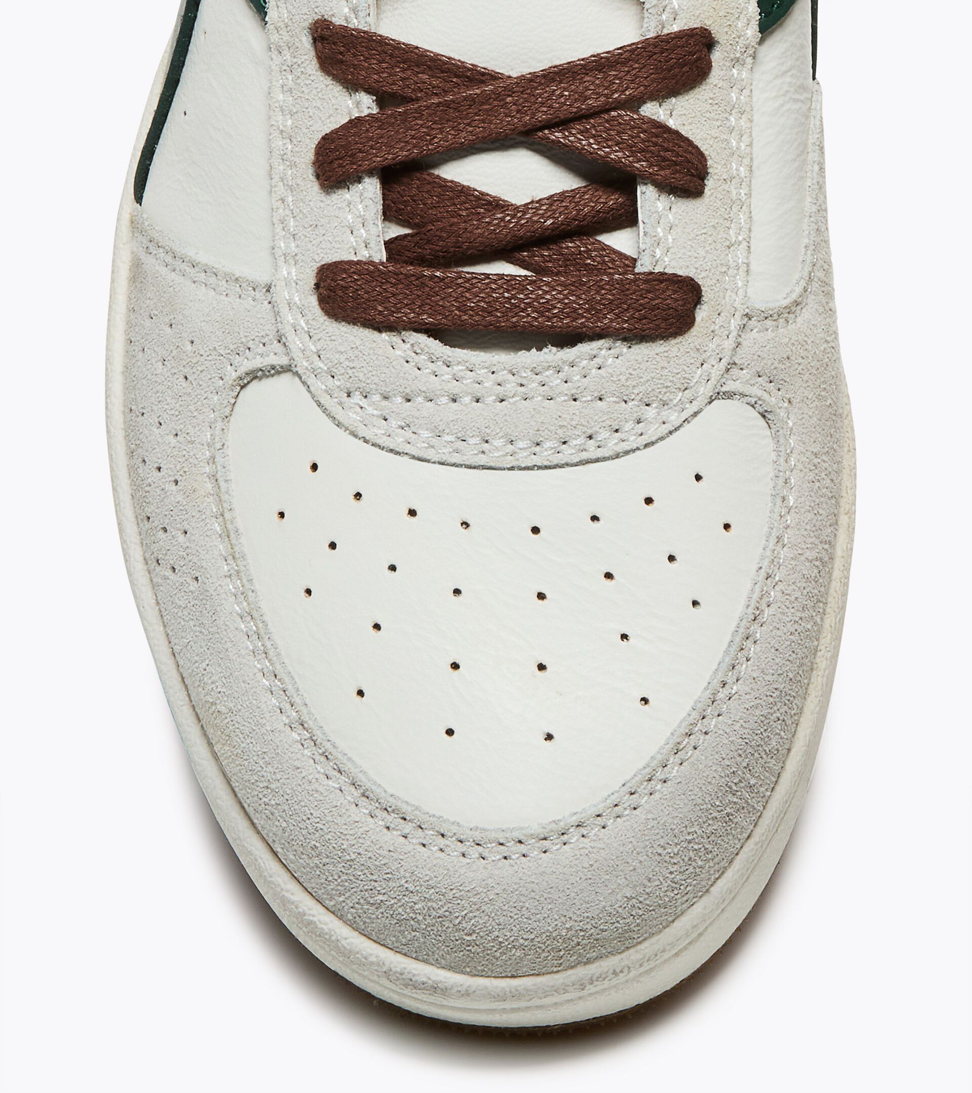 Heritage Leather Sneaker - All-gender B.ELITE SPORTY WHITE/PINENEEDLE - Diadora