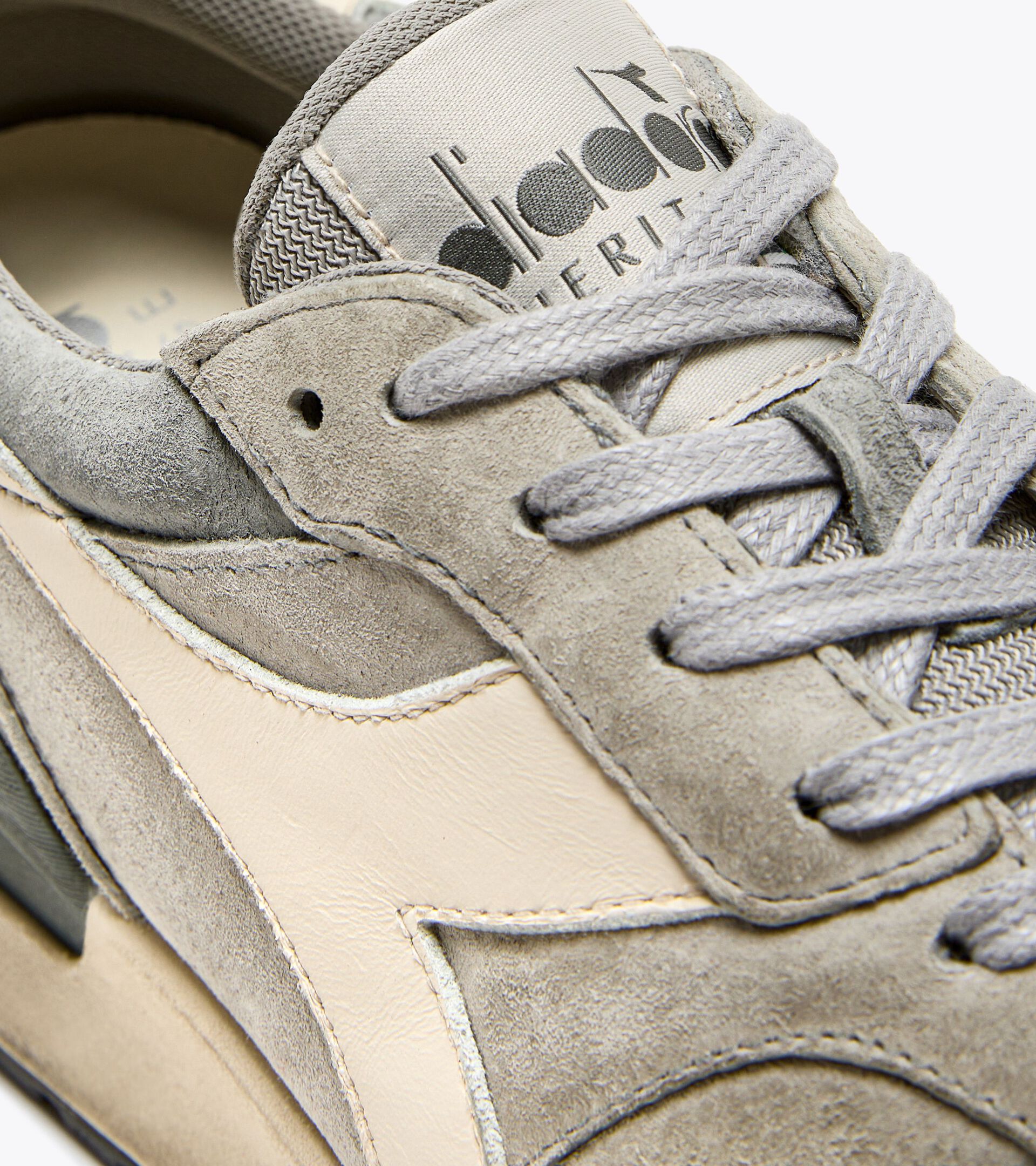 Heritage shoe - Men CONQUEST SUEDE SW DARK SILVER GREY - Diadora