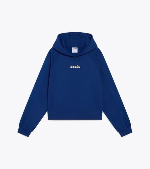 Hoodie - Regular fit - Women's L. HOODIE LOGO (BR) SALTIRE NAVY - Diadora