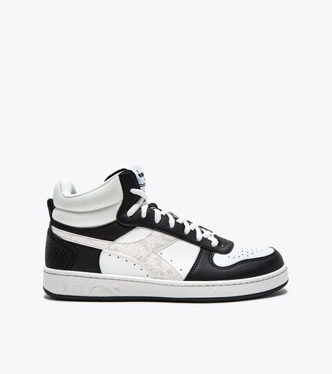 Sporty sneakers - Women MAGIC BASKET DEMI REPTILE WN BLACK /WHITE - Diadora