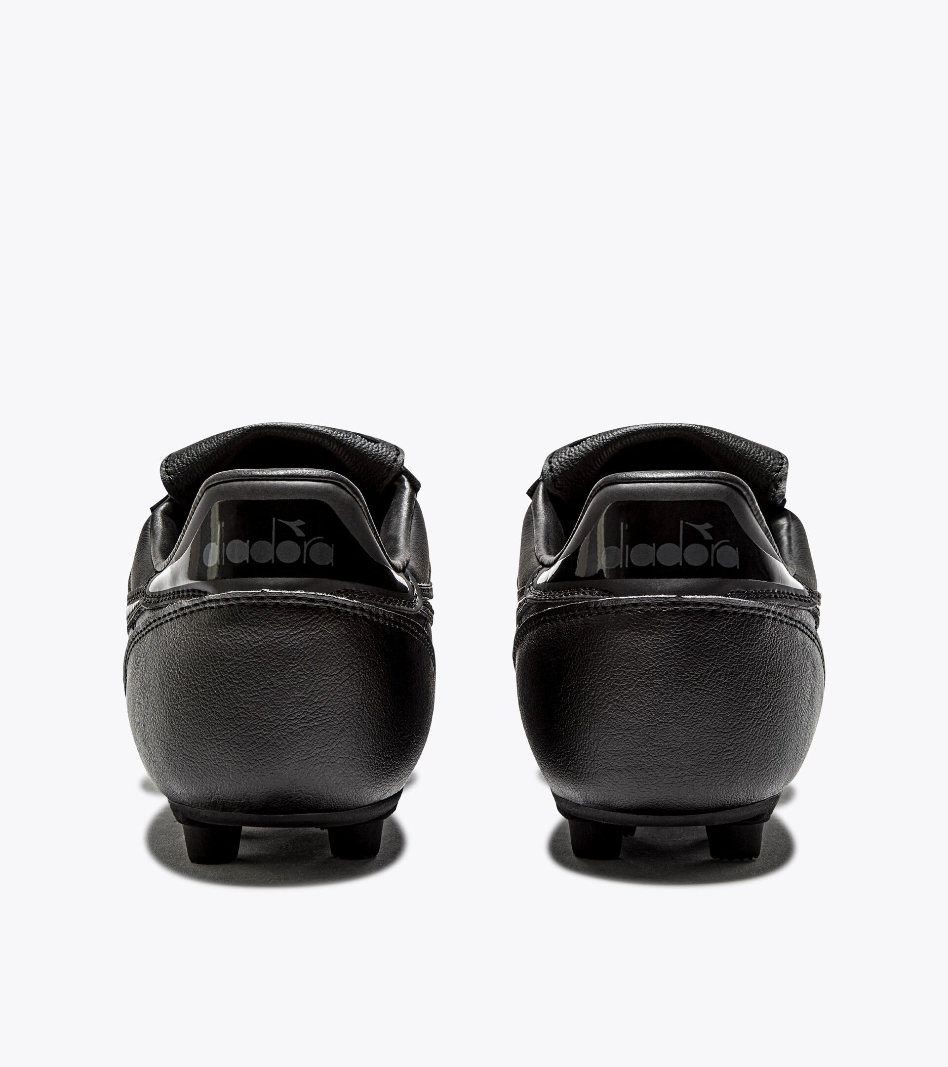 Chaussures de football en cuir pour terrains compacts - Homme BRASIL ICON LT T MDPU NOIR - Diadora