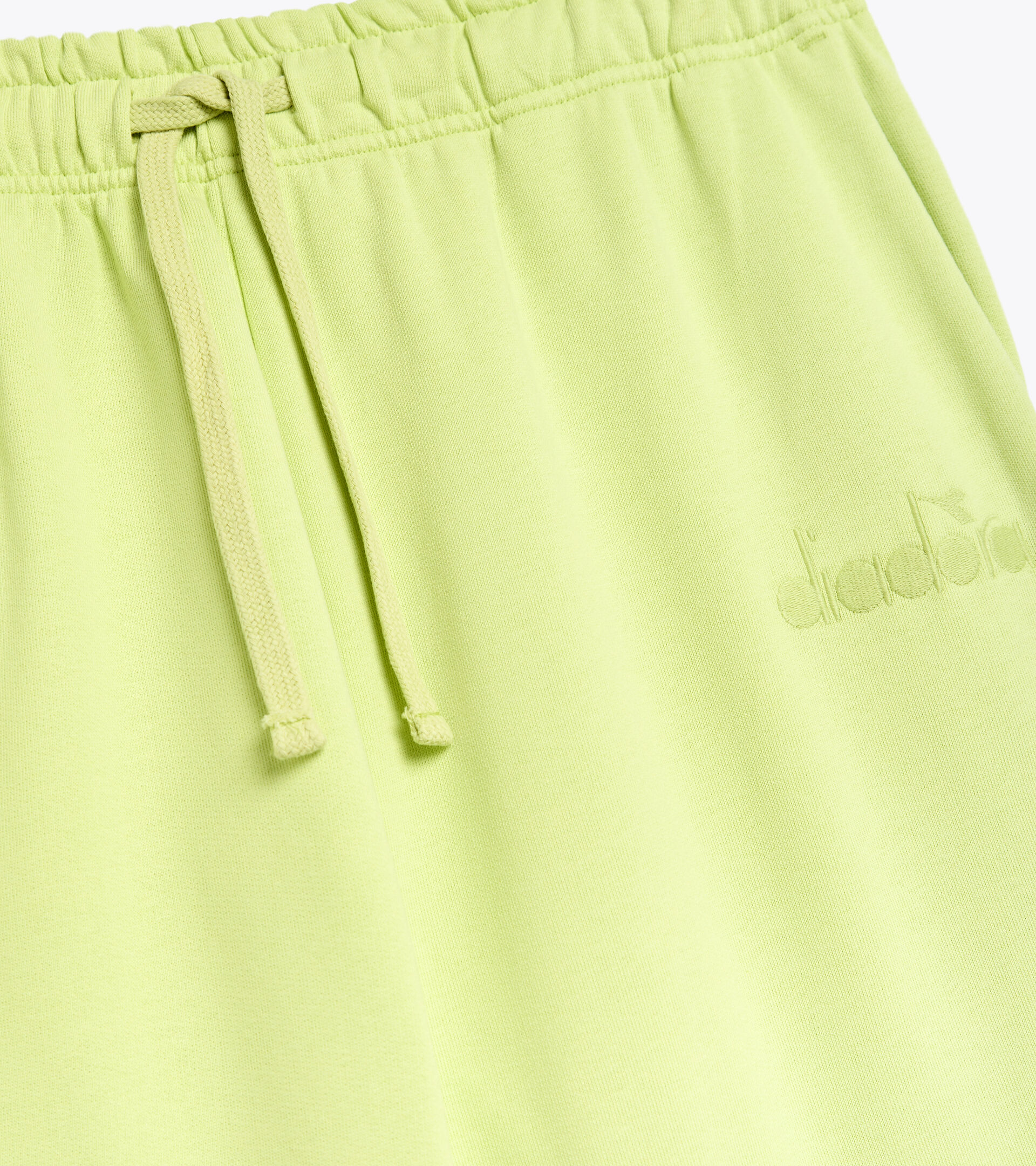 Cotton sweatpants - Gender neutral PANT SPW LOGO DARK LIME GREEN - Diadora
