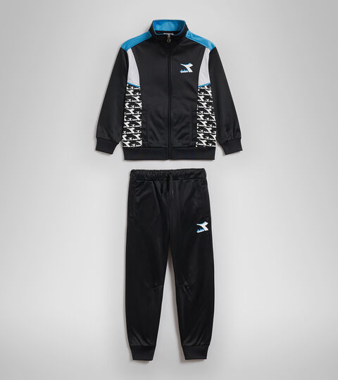 JU. LIGHT FZ TRACKSUIT CUBIC, BLACK Tracksuit - Kids JU. LIGHT FZ TRACKSUIT CUBIC BLACK - Diadora