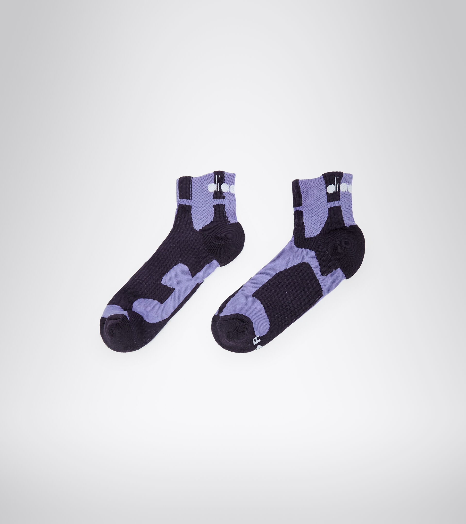 Unisex Running Socks CUSHION QUARTER SOCKS VIOLET - Diadora