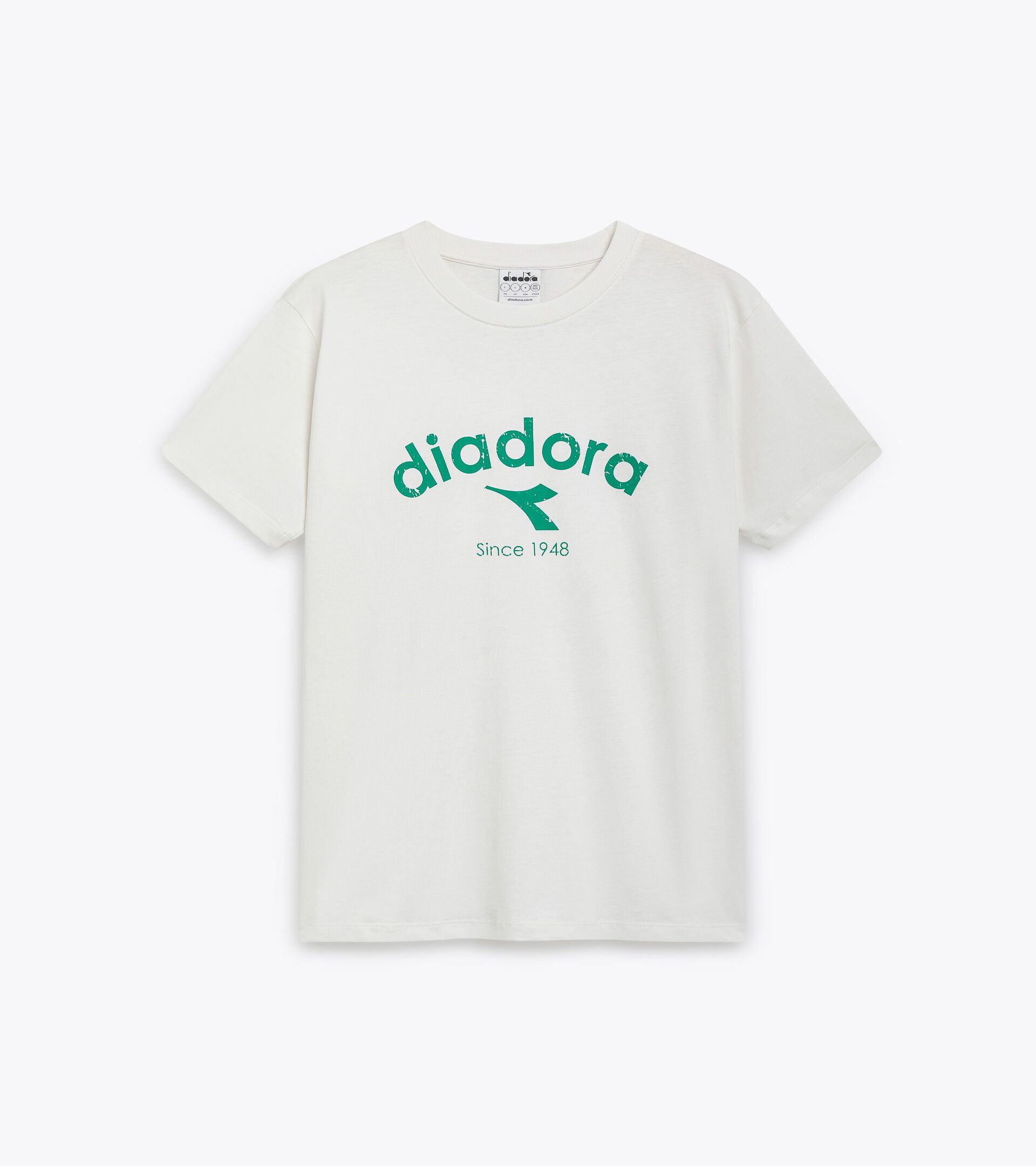 Camiseta - Gender neutral T-SHIRT SS ATHL. LOGO BLANCA LECHE - Diadora
