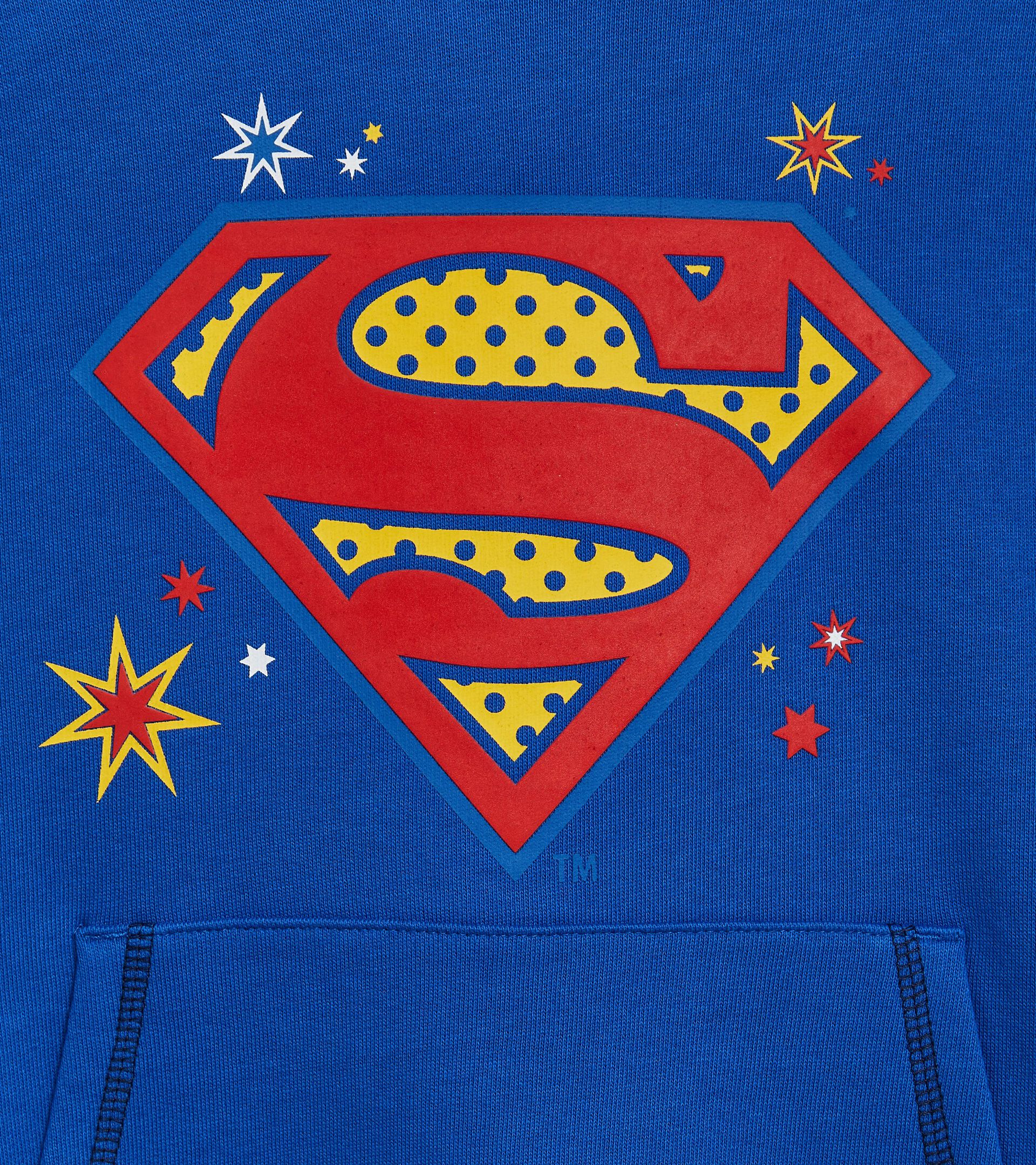 Sweatshirt Superhelden mit Kapuze - Jungen und Mädchen  JU.HOODIE SUPERHEROES PRINZESSIN BLAU - Diadora