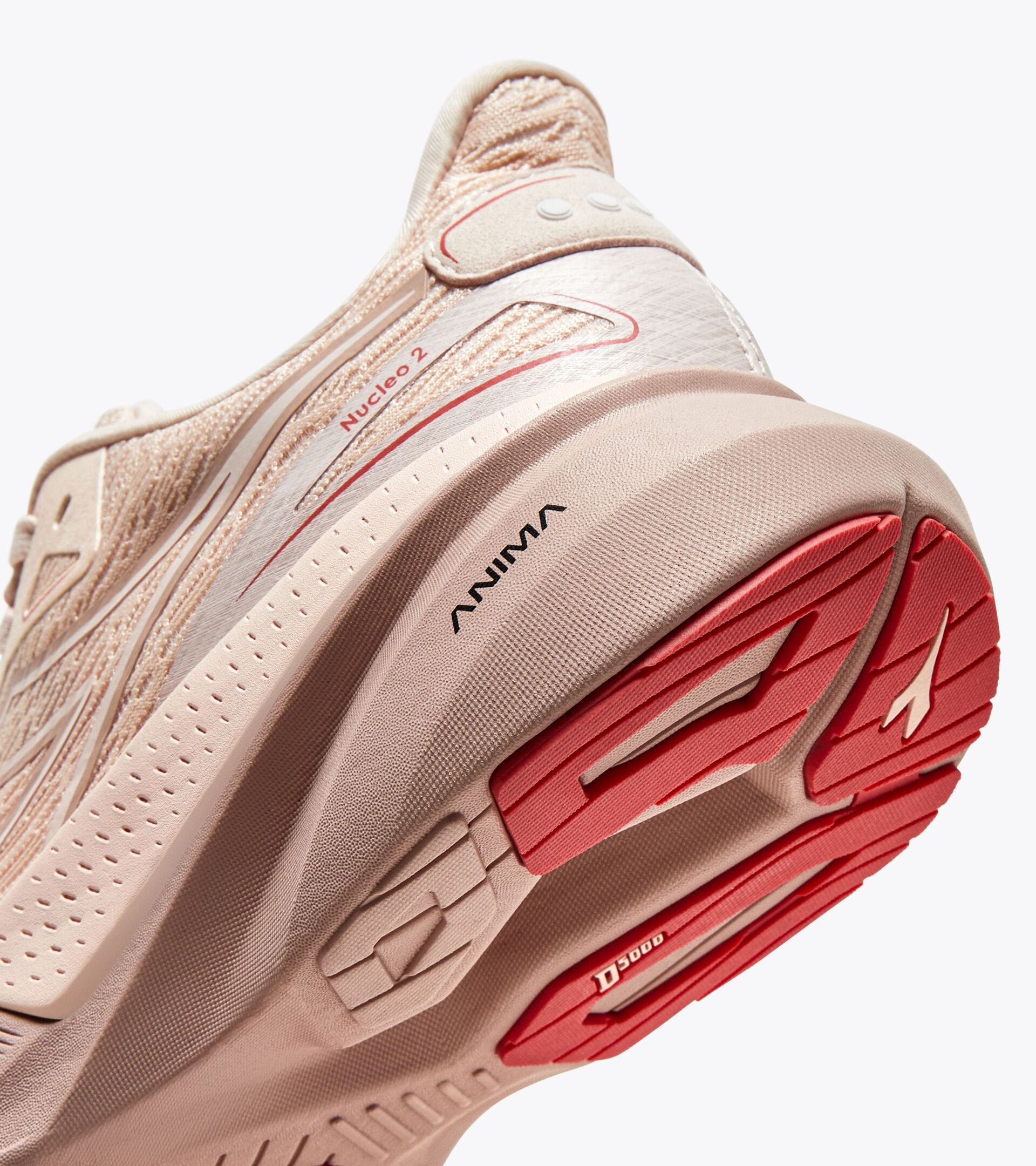 Running shoe - Comfort and stability - Women&rsquo;s NUCLEO 2 W SCALLOP SHELL/MISTY ROSE - Diadora