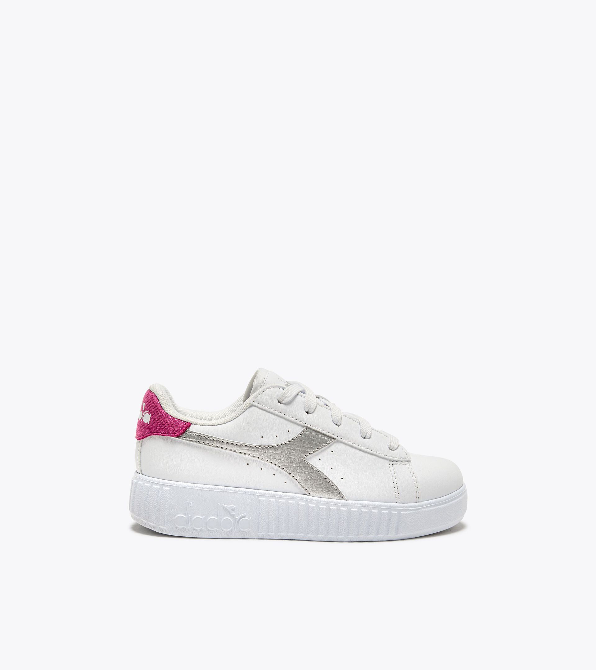 Zapatilla deportiva - Niños y niñas - 4-8 años
GAME STEP METAL PS WHITE/FESTIVAL FUCHSIA/SILVER - Diadora