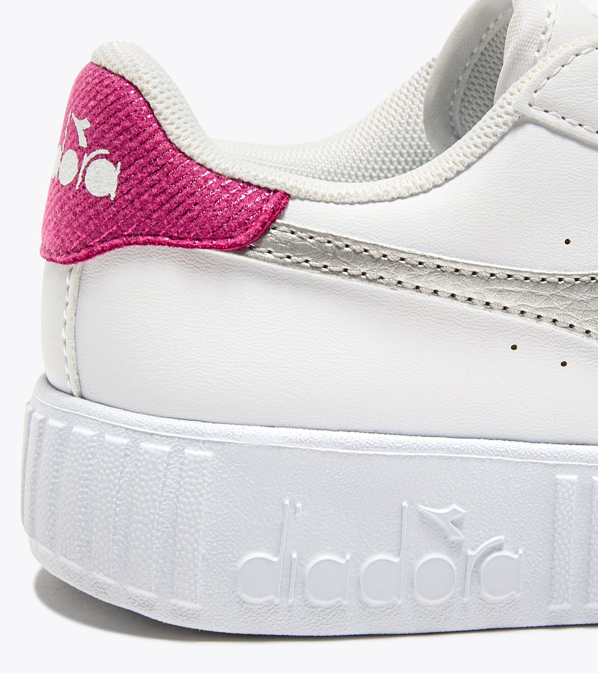 Zapatilla deportiva - Niños y niñas - 4-8 años
GAME STEP METAL PS WHITE/FESTIVAL FUCHSIA/SILVER - Diadora