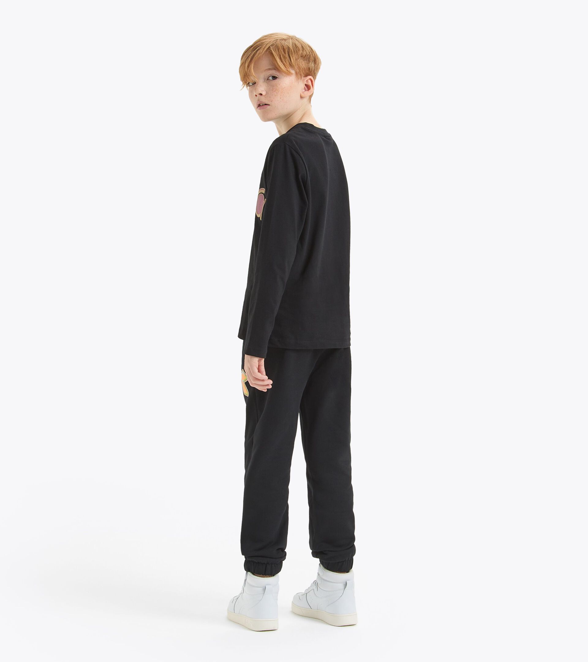 Jogginghose - Jungen JB.JOGGER PANT LOGO BOLD SCHWARZ - Diadora