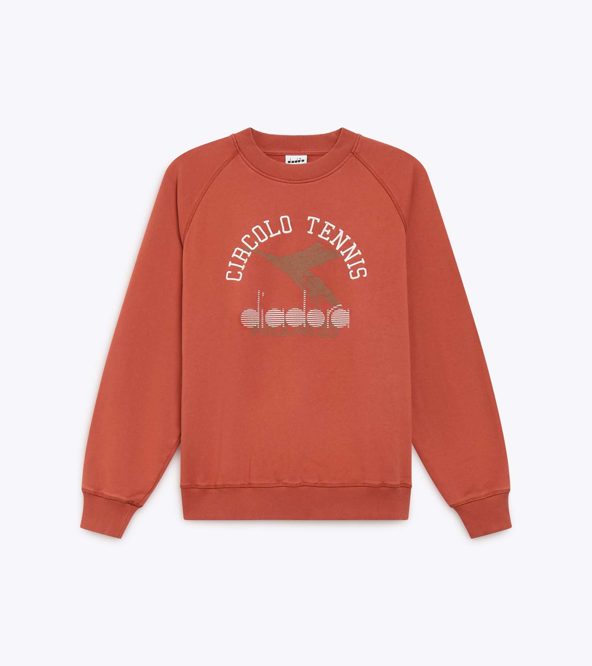 Sweatshirt Crew Legacy - Made in Italy - All-gender
 SWEATSHIRT CREW LEGACY BROWN BURNT BRICK - Diadora